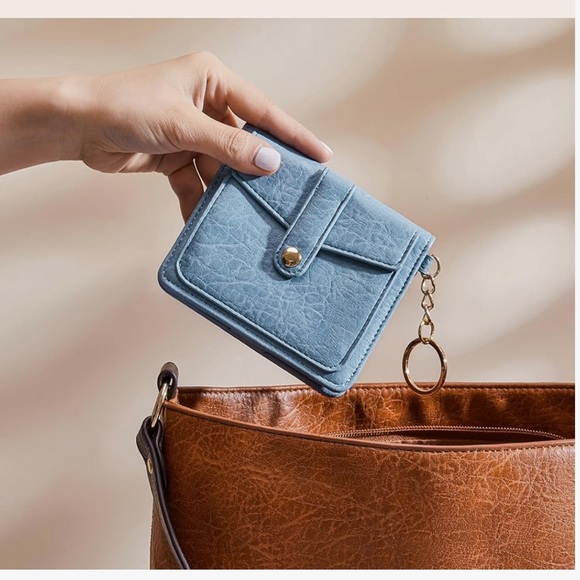 Vegan Leather Wallet with Wrist Strap - Picture 5 of 5